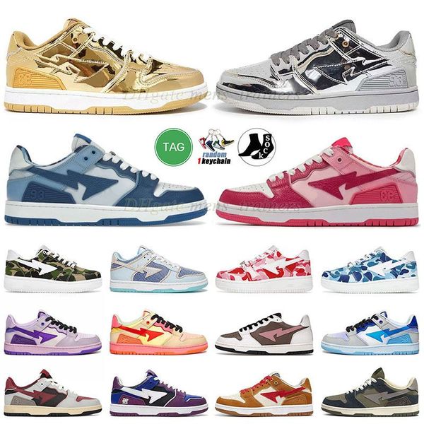 bapestas metallic gold slive casual shoes mens womens designer sneakers bapestars abc camo grey dark purple light blue pink vintage beige br, Black
bapestas metallic gold slive casual shoes mens womens designer sneakers bapestars abc camo grey dark purple light blue pink vintage beige br, Black