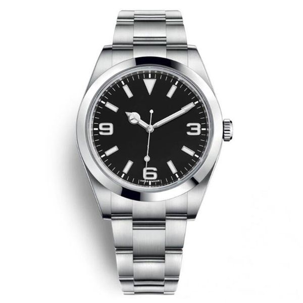 luxury sport mens wrist watch explorer i stainless steel black arabic index 39mm 3 6 9 new lume dial oyster bracelet 214270 - bran269s, Slivery;brown
luxury sport mens wrist watch explorer i stainless steel black arabic index 39mm 3 6 9 new lume dial oyster bracelet 214270 - bran269s, Slivery;brown