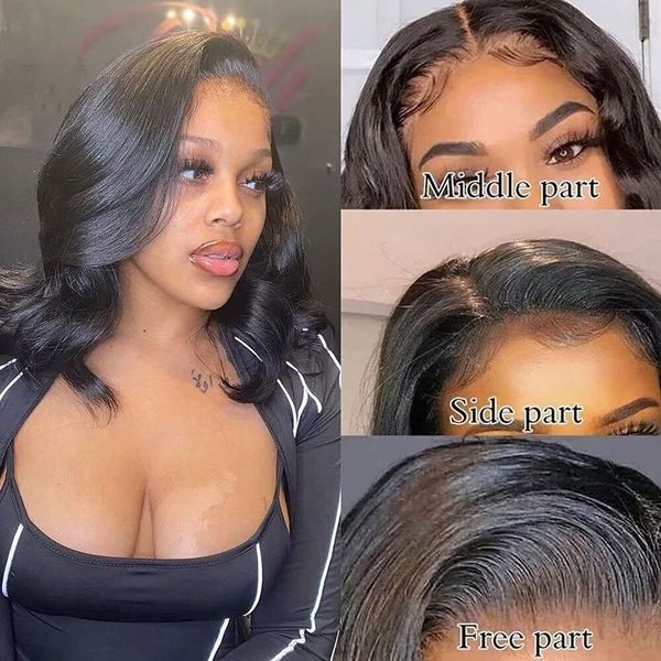 short bob body wave wigs wavy lace frontal human hair wig pre plucked baby hair for women, Black;brown
short bob body wave wigs wavy lace frontal human hair wig pre plucked baby hair for women, Black;brown