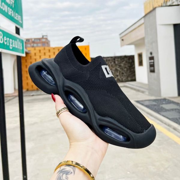 dress shoes sneaker fashion designer casual men's and women's thick-soled craft mesh elastic socks mouth retro thick-soled sneaker, Black
dress shoes sneaker fashion designer casual men's and women's thick-soled craft mesh elastic socks mouth retro thick-soled sneaker, Black