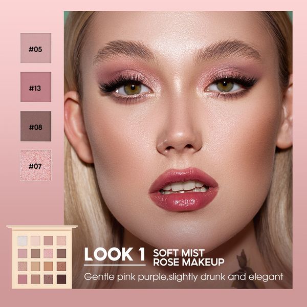 16 colors eyeshadow palette pearly matte glitter shiny long-lasting eye shadow eyes pigments
16 colors eyeshadow palette pearly matte glitter shiny long-lasting eye shadow eyes pigments