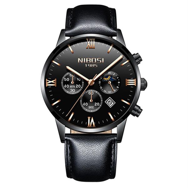 nibosi men watches luxury men's fashion casual dress watch military army quartz wrist watches with genuine leather watch stra273e, Slivery;brown
nibosi men watches luxury men's fashion casual dress watch military army quartz wrist watches with genuine leather watch stra273e, Slivery;brown