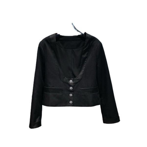 women's outerwear & coatslarge u-neck short version shoulder pad design is slim, Black
women's outerwear & coatslarge u-neck short version shoulder pad design is slim, Black