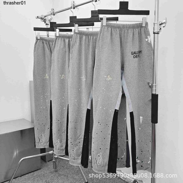 men's pants designer fashion brand galery dept streetwear loose sport pants, Black
men's pants designer fashion brand galery dept streetwear loose sport pants, Black