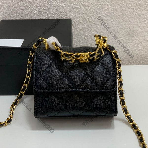 mini flap caviar coin purses lipstick bags quilted grained shiny calfskin leather designer handbags gold hardware luxury pouches shoulder cr, Red;black
mini flap caviar coin purses lipstick bags quilted grained shiny calfskin leather designer handbags gold hardware luxury pouches shoulder cr, Red;black