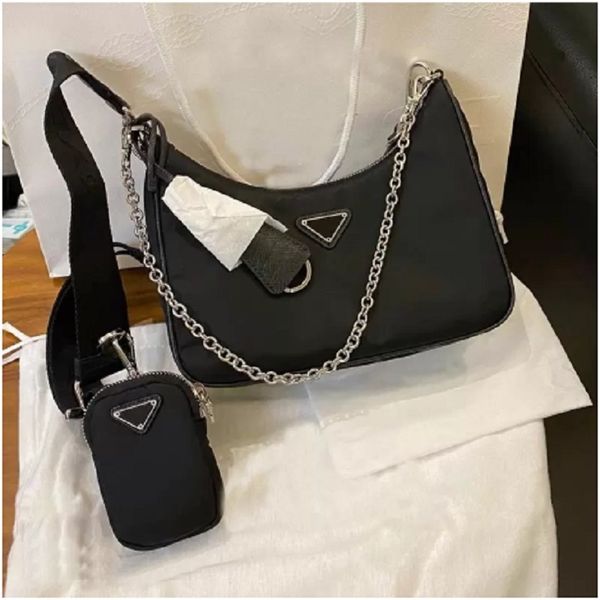 black nylon designer bags shoulder messenger bag for women luxury handbag hobo designer with mini pocket brand female classic three-piece su
black nylon designer bags shoulder messenger bag for women luxury handbag hobo designer with mini pocket brand female classic three-piece su