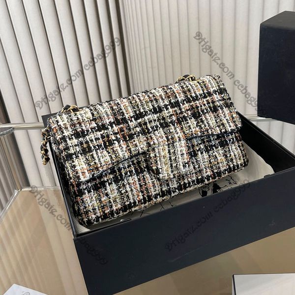 fashion flap jumbo french luxury bags quilted multi-color tweed shoulder cross body bag gold metal hardware sacoche handbag womens tote mult
fashion flap jumbo french luxury bags quilted multi-color tweed shoulder cross body bag gold metal hardware sacoche handbag womens tote mult