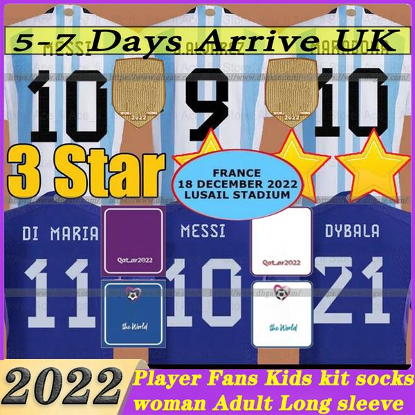 s--4xl argentina soccer jersey football shirt 2022 dybala aguero maradona di maria 22 23 fans player version woman men kids kit long sleeve, Black;yellow 
s--4xl argentina soccer jersey football shirt 2022 dybala aguero maradona di maria 22 23 fans player version woman men kids kit long sleeve, Black;yellow