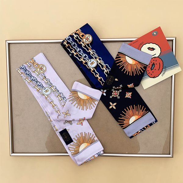classic designer handbag scarf ladies headband fashion letters silk scarves tie size 6x120cm, Blue;gray
classic designer handbag scarf ladies headband fashion letters silk scarves tie size 6x120cm, Blue;gray