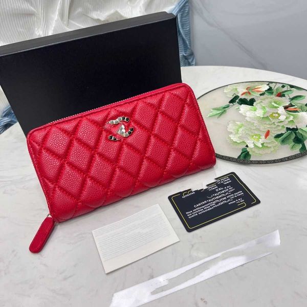 luxury brand designer wallets card bag 2023 new women's fashion texture purse multi-functional portable everything zipper wallet factor, Red;black
luxury brand designer wallets card bag 2023 new women's fashion texture purse multi-functional portable everything zipper wallet factor, Red;black