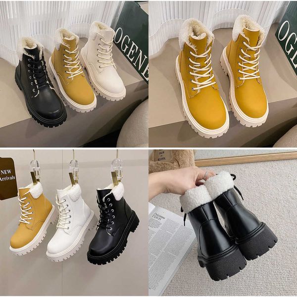 boots fashion ladies plush flanging warm winter new girl thick sole short lace up casual women all-match cotton shoes 221213, Black
boots fashion ladies plush flanging warm winter new girl thick sole short lace up casual women all-match cotton shoes 221213, Black