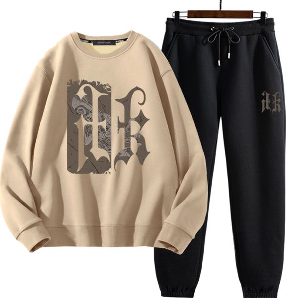 designer streetwear for men and women pure cotton hoodie set active style letter print, Black
designer streetwear for men and women pure cotton hoodie set active style letter print, Black
