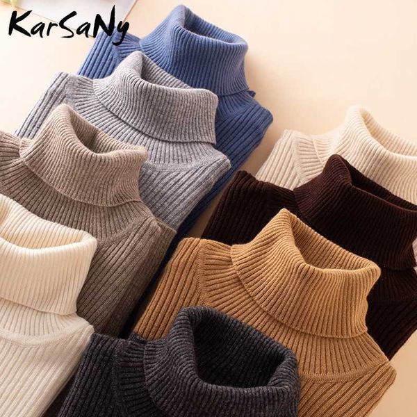 women's sweaters turtleneck winter warm clothes women knitted pullover jumper woman 221224, White;black
women's sweaters turtleneck winter warm clothes women knitted pullover jumper woman 221224, White;black