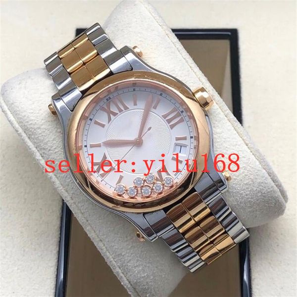 2 style sell woman happy sport turning diamond fold wristwatches roman hands 36 silver 18k rose gold two tones jubilee asia qu264g, Slivery;brown
2 style sell woman happy sport turning diamond fold wristwatches roman hands 36 silver 18k rose gold two tones jubilee asia qu264g, Slivery;brown