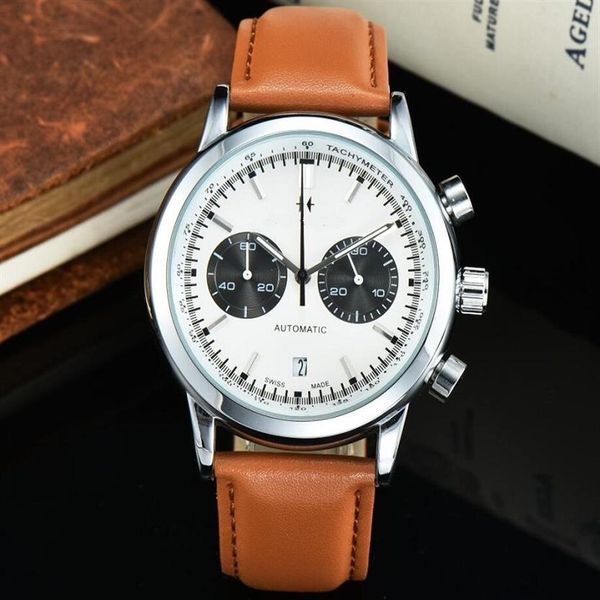 all dials working satch mens watch luxury famous designercalendar clock leather strap brand quartz wristwatch for men248h, Slivery;brown
all dials working satch mens watch luxury famous designercalendar clock leather strap brand quartz wristwatch for men248h, Slivery;brown