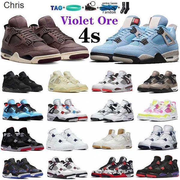 violet ore 4 4s basketball shoes for men women 4s og military black cat university blue sport sneakers oreo white cement, Black;white
violet ore 4 4s basketball shoes for men women 4s og military black cat university blue sport sneakers oreo white cement, Black;white