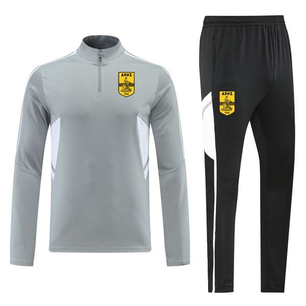 aris thessalonik men's tracksuits soccer sportswear sets sports casual jackets and pants winter football training weat kits personal gr, Gray
aris thessalonik men's tracksuits soccer sportswear sets sports casual jackets and pants winter football training weat kits personal gr, Gray