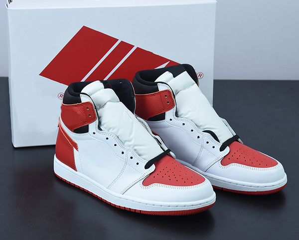 jumpman 1 high og heritage basketball shoes white/university red-black outdoor trainers sports sneaker with original box
jumpman 1 high og heritage basketball shoes white/university red-black outdoor trainers sports sneaker with original box