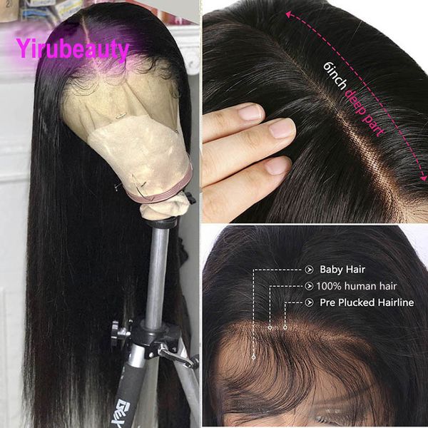 brazilian 13x6 lace wig 100% virgin human hair silky straight peruvian indian yirubeauty natural color 150% 180% 210%, Black;brown
brazilian 13x6 lace wig 100% virgin human hair silky straight peruvian indian yirubeauty natural color 150% 180% 210%, Black;brown