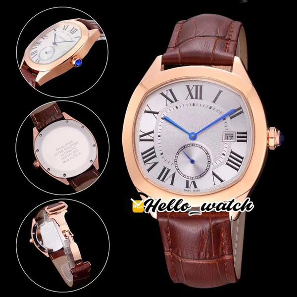 41mm drive de wgnm0003 watches white dial swiss quartz mens watch rose gold case brown leather strap sport wristwatches high quali299d, Slivery;brown
41mm drive de wgnm0003 watches white dial swiss quartz mens watch rose gold case brown leather strap sport wristwatches high quali299d, Slivery;brown