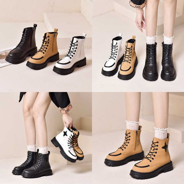 boots autumn winter women mid calf woman fashion lace-up ladies chelsea zipper botas mujer platform heel shoes 221213, Black
boots autumn winter women mid calf woman fashion lace-up ladies chelsea zipper botas mujer platform heel shoes 221213, Black