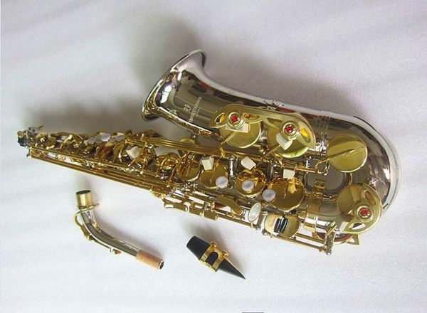 new sax yanagisawa a-992 eb alto saxophone nickel silver plated body and gold plated key perfect appearance e flat professional music instru
new sax yanagisawa a-992 eb alto saxophone nickel silver plated body and gold plated key perfect appearance e flat professional music instru