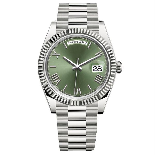 sichu1 - mens watches 40mm green rome number face big date automatic mechanics watch men sapphire glass stainless steel wristw2503, Slivery;brown
sichu1 - mens watches 40mm green rome number face big date automatic mechanics watch men sapphire glass stainless steel wristw2503, Slivery;brown