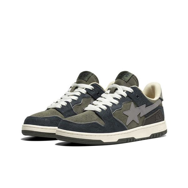 with box dress shoes designer shoe bapestas baped designer sk8 sta platform sneakers bapesta patent leather green black white plate-forme fo
with box dress shoes designer shoe bapestas baped designer sk8 sta platform sneakers bapesta patent leather green black white plate-forme fo