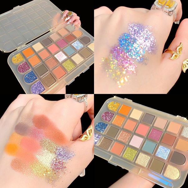 28 colors eye shadow plate matte luminous eyeshadow waterproof sweatproof shimmer long lasting platte cosmetic
28 colors eye shadow plate matte luminous eyeshadow waterproof sweatproof shimmer long lasting platte cosmetic