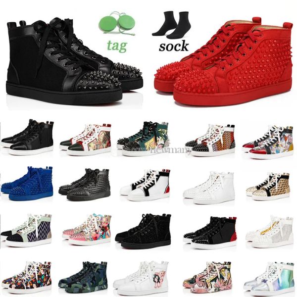 luxury designer casual christians red-bottoms shoes sneakers low cut suede spike shoes for men and women party wedding crystal leather, Black
luxury designer casual christians red-bottoms shoes sneakers low cut suede spike shoes for men and women party wedding crystal leather, Black