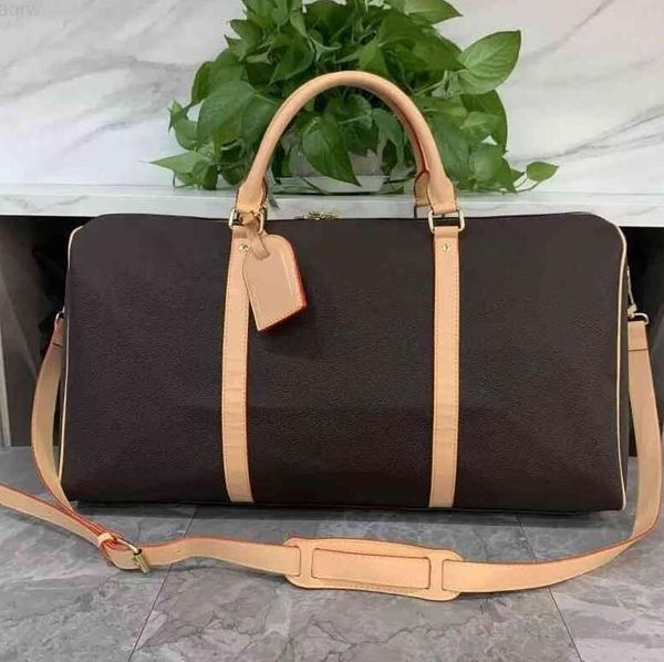 

Designers Handbag Man Duffle Travel Shoulder Bag Mens Duffel Backpack Outdoor Sport Luggage Male Messenger totes, Black grid