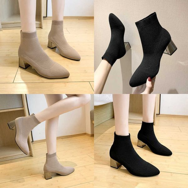 boots spring new women fashion modern woman stretch fabric breathable socks shoes ladies casual heel high 5.5cm 221213, Black
boots spring new women fashion modern woman stretch fabric breathable socks shoes ladies casual heel high 5.5cm 221213, Black