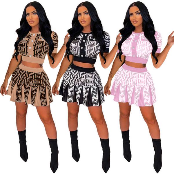 women tracksuits two piece dress set designer 2023 new international station ladies fashion casual button suit pleated skirt suits s-xxxl, Gray
women tracksuits two piece dress set designer 2023 new international station ladies fashion casual button suit pleated skirt suits s-xxxl, Gray