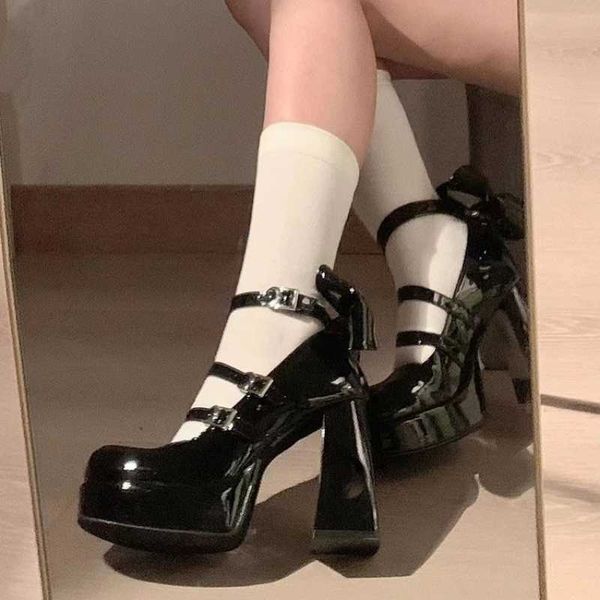 dress shoes lolita women's shoes bow punk wind roman sandals waterproof platform large size women's shoes for women tacones mujer, Black
dress shoes lolita women's shoes bow punk wind roman sandals waterproof platform large size women's shoes for women tacones mujer, Black