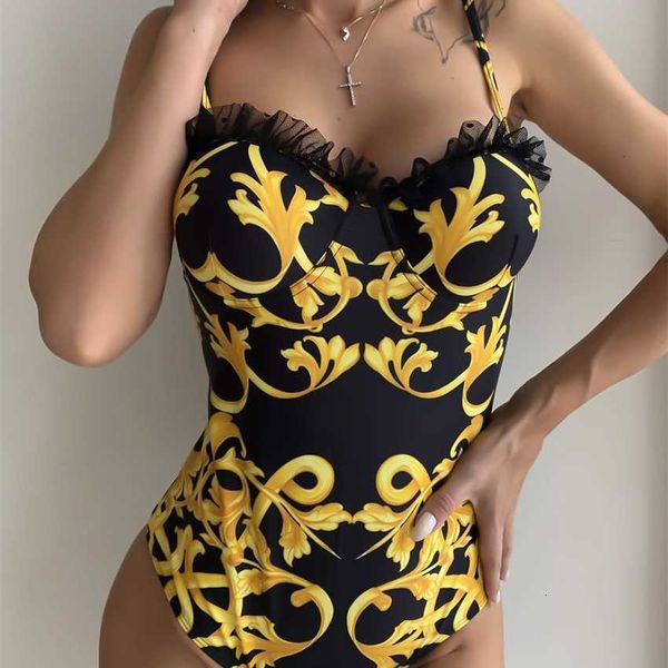 gold print floral girl swimsuit bikinis pop lady women swimsuits outfits classic pattern swimming set, White;black
gold print floral girl swimsuit bikinis pop lady women swimsuits outfits classic pattern swimming set, White;black