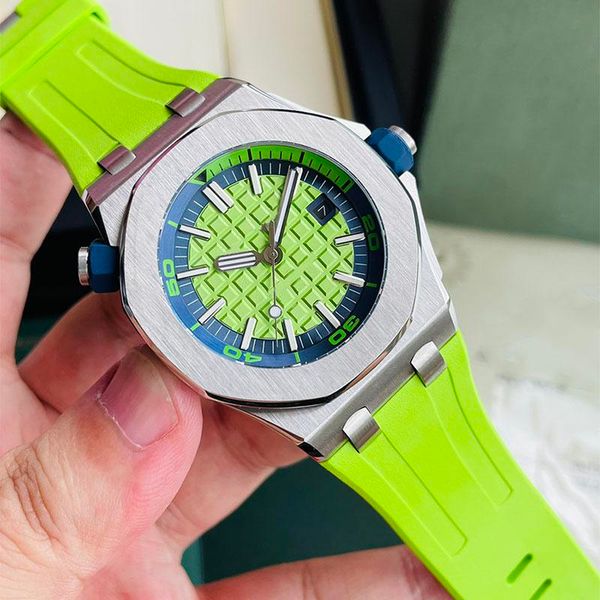 2023 u1 grade aaa watch mens watches mechanical watch sports wristwatch 42mm soft rubber strap sapphire waterproof orologio di lusso multipl, Slivery;brown
2023 u1 grade aaa watch mens watches mechanical watch sports wristwatch 42mm soft rubber strap sapphire waterproof orologio di lusso multipl, Slivery;brown