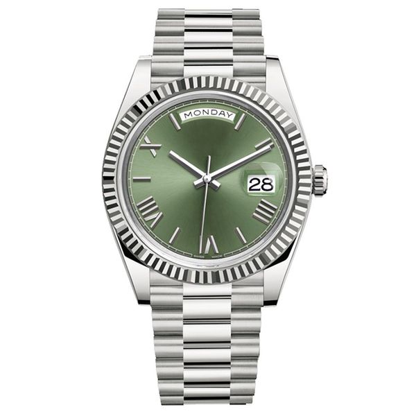 sichu1 - mens watches 40mm green rome number face big date automatic mechanics watch men sapphire glass stainless steel wristw270w, Slivery;brown
sichu1 - mens watches 40mm green rome number face big date automatic mechanics watch men sapphire glass stainless steel wristw270w, Slivery;brown