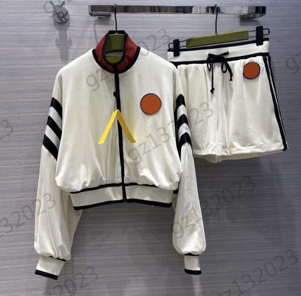 womens two pieces pants patchwork stand collar striped long-sleeved short jacket elastic waist loose casual shorts fashion sports style wome, White
womens two pieces pants patchwork stand collar striped long-sleeved short jacket elastic waist loose casual shorts fashion sports style wome, White