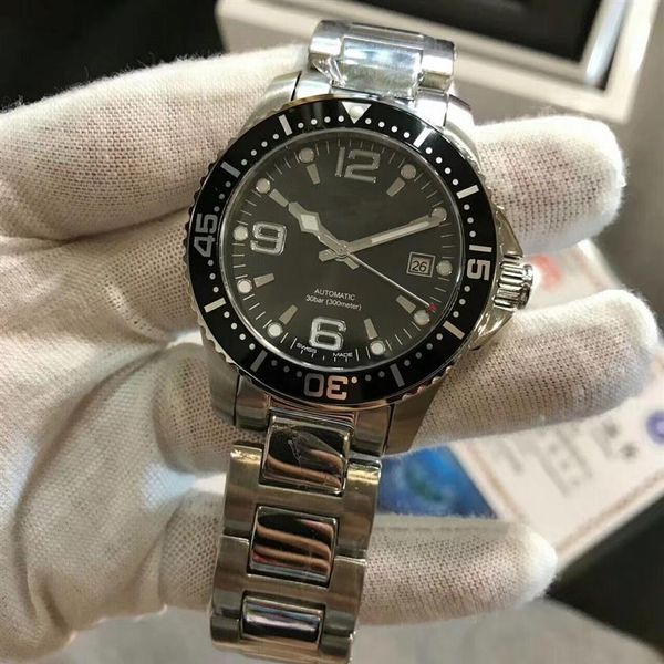 luxury men watch stainless steel strap luminous black dial hydroconquest automatic diver mens watch - l3 642 4 56 6 automatic wris213m, Slivery;brown
luxury men watch stainless steel strap luminous black dial hydroconquest automatic diver mens watch - l3 642 4 56 6 automatic wris213m, Slivery;brown