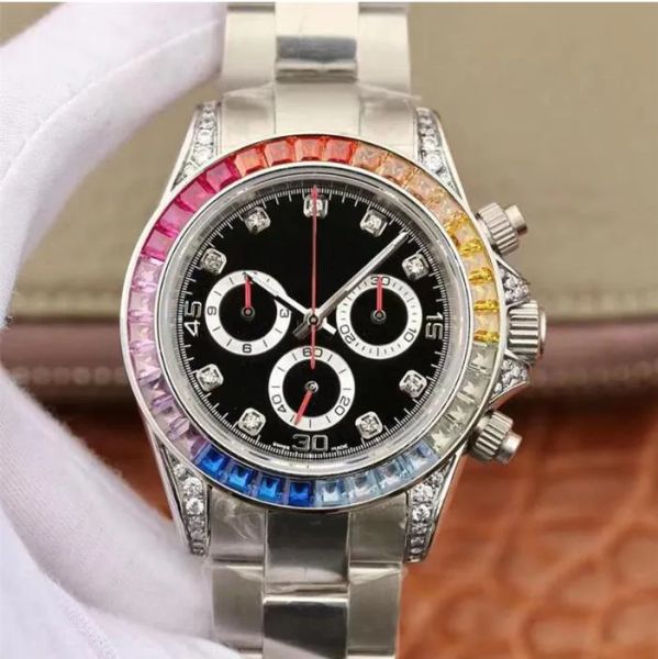 2023 u1 grade aaa 40mm men's watch automatic mechanical movement watches rubber/steel rainbow diamond bezel sapphire waterproof wristwa, Slivery;brown
2023 u1 grade aaa 40mm men's watch automatic mechanical movement watches rubber/steel rainbow diamond bezel sapphire waterproof wristwa, Slivery;brown