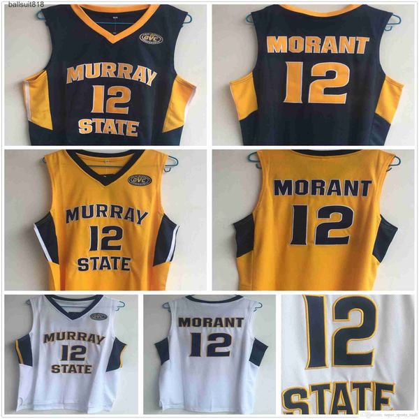 stitched ncaa vintage murray state racers college basketball jerseys ja 12 morant blue white yellow stitched ja morant jersey shirts ovc, Black
stitched ncaa vintage murray state racers college basketball jerseys ja 12 morant blue white yellow stitched ja morant jersey shirts ovc, Black