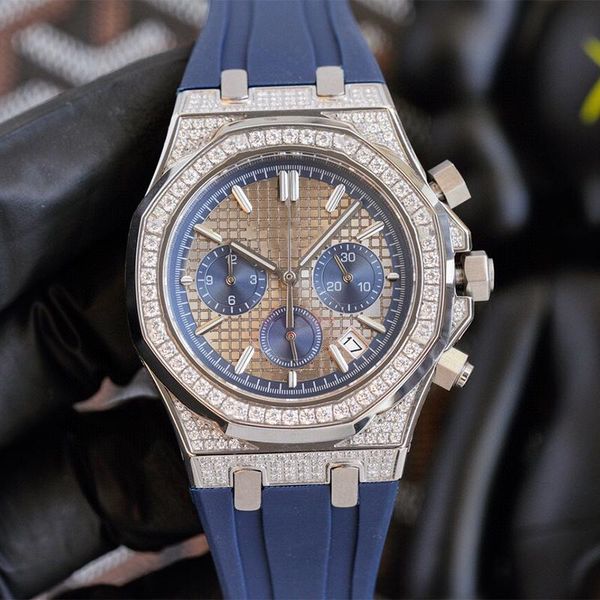 2023 u1 grade aaa watch mens watches mechanical movement watch wristwatch 42mm soft rubber strap sapphire waterproof orologio di lusso multi, Slivery;brown 
2023 u1 grade aaa watch mens watches mechanical movement watch wristwatch 42mm soft rubber strap sapphire waterproof orologio di lusso multi, Slivery;brown