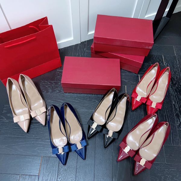 simple pumps designer high heels sandals bow tie party and wedding letter dress shoes 8cm women ferragamo patent leather 34-40, Black
simple pumps designer high heels sandals bow tie party and wedding letter dress shoes 8cm women ferragamo patent leather 34-40, Black