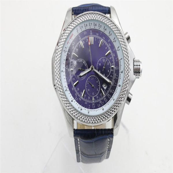 good quality 1884 date automatic mechanical men watch leatcher blue dial wristwatch men's watche buckle six-pin multi-functio306h, Slivery;brown
good quality 1884 date automatic mechanical men watch leatcher blue dial wristwatch men's watche buckle six-pin multi-functio306h, Slivery;brown