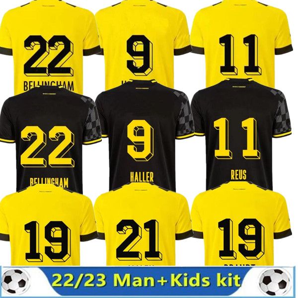 22/23 110th soccer jerseys borussia haaland kamara 2022 2023 black football shirt reus bellingham hummels reyna brandt dortmund men kids kit, Black;yellow
22/23 110th soccer jerseys borussia haaland kamara 2022 2023 black football shirt reus bellingham hummels reyna brandt dortmund men kids kit, Black;yellow