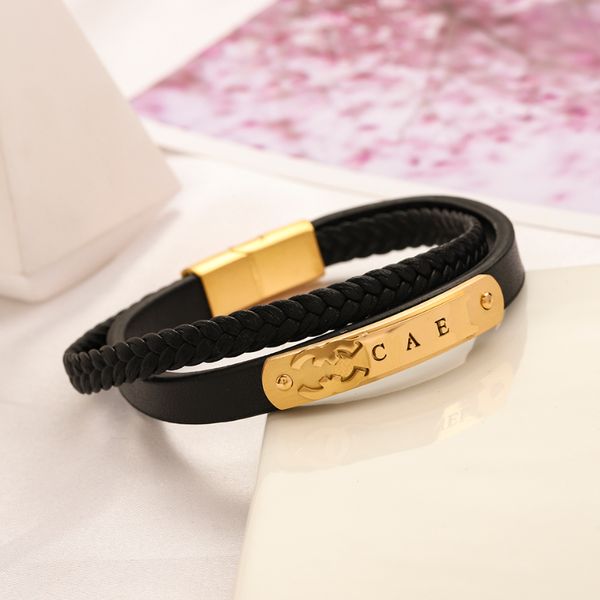 18k gold plated bangle bracelets luxury brand designers letters leather geometric circle fashion womens black stainless steel bangle wedding
18k gold plated bangle bracelets luxury brand designers letters leather geometric circle fashion womens black stainless steel bangle wedding