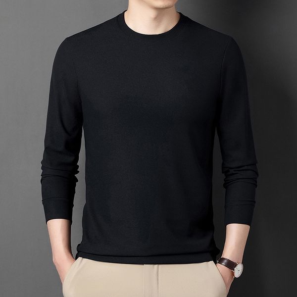casual fashion sweater men knitwear new solid color round neck knitwear bottoming young men's, White;black
casual fashion sweater men knitwear new solid color round neck knitwear bottoming young men's, White;black
