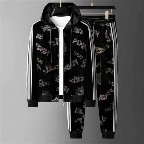 mens set tracksuits designer jacket fashion men woman tech fleece outerwear man sports pants joggers trousers size -3xl #25, Gray 
mens set tracksuits designer jacket fashion men woman tech fleece outerwear man sports pants joggers trousers size -3xl #25, Gray