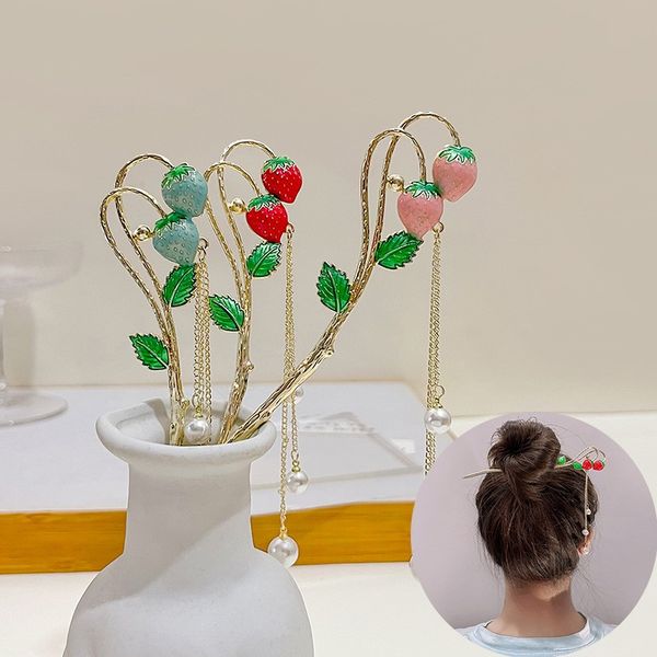 chinese style hanfu hair stick women metal strawberry flower hair fork chopsticks hairpin woman jewelry hair accessory, Slivery;white
chinese style hanfu hair stick women metal strawberry flower hair fork chopsticks hairpin woman jewelry hair accessory, Slivery;white