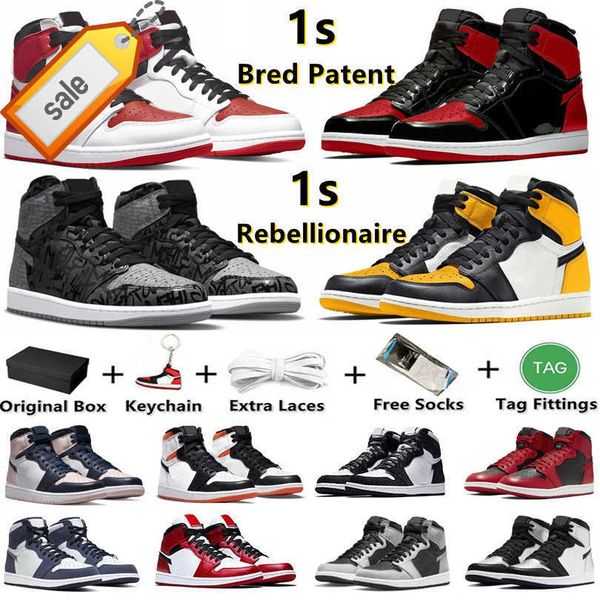 with box 1 1s mens basketball shoes sneaker bred patent royal rebellionaire yellow toe heritage dark mocha shadow georgetown men women, Black
with box 1 1s mens basketball shoes sneaker bred patent royal rebellionaire yellow toe heritage dark mocha shadow georgetown men women, Black